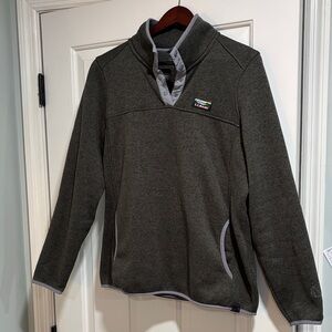 Hunter Green LL Bean Pullover Fleece